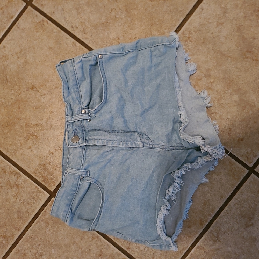 Denim shorts
